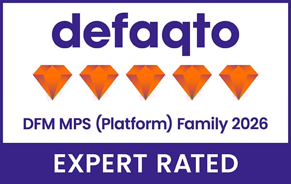 Defaqto DFM MPS (Platform) Family 2026 expert rated logo