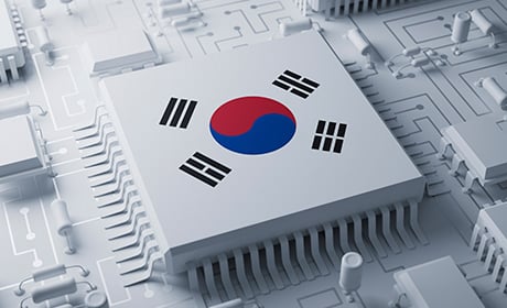 Image of Korea's flag 