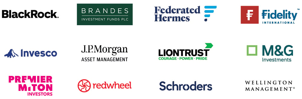 Logos of the Cirilium investment partners