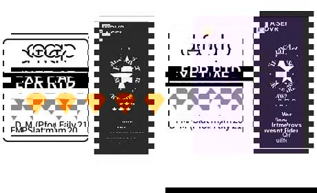 Defaqto and FTAdviser award logos