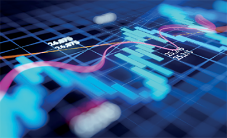 Image of a digital graph